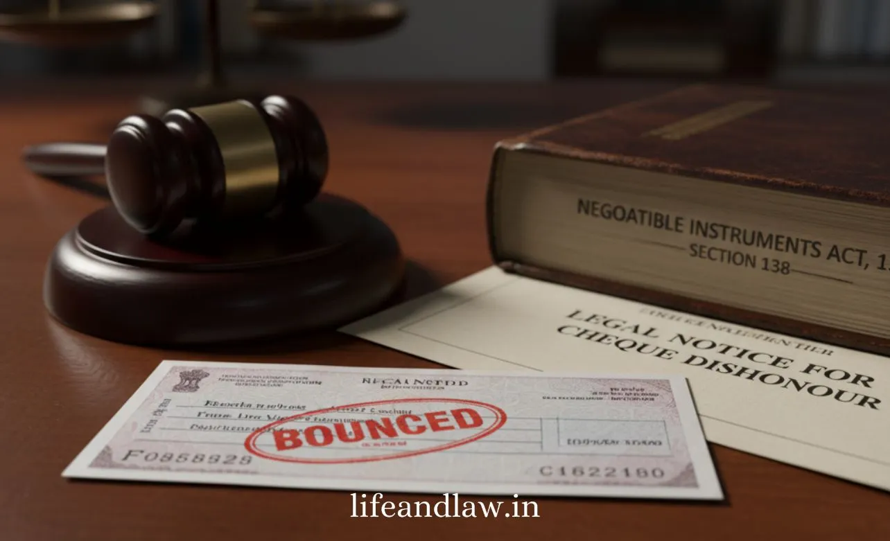 lifeandlaw cheque bounce