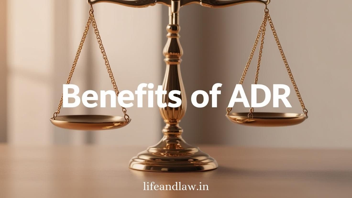 Save Time, Money, and Relationships: The Benefits and Need for the ADR System